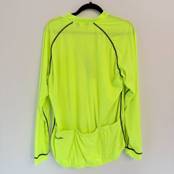 π΄ββοΈ Canari Hi-Viz Long Sleeve Cycling Jersey β XL - Picture 2 of 4